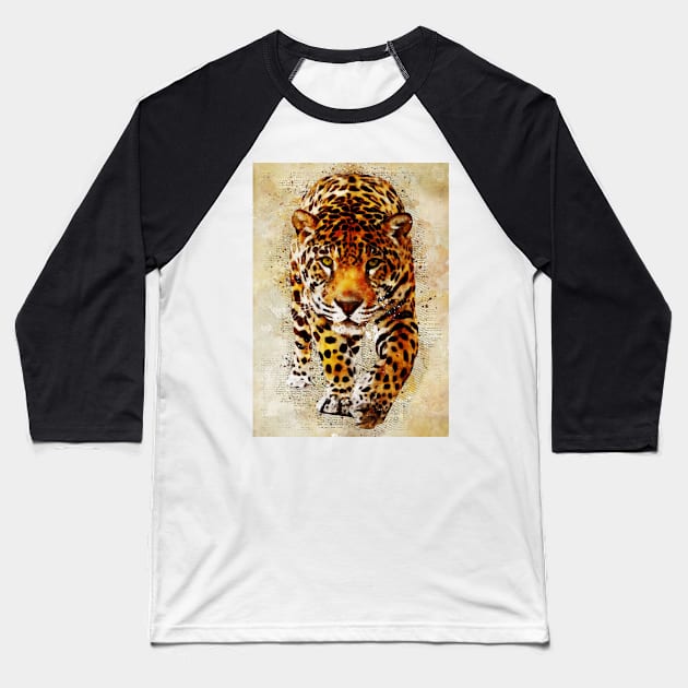 Leopard Baseball T-Shirt by Durro